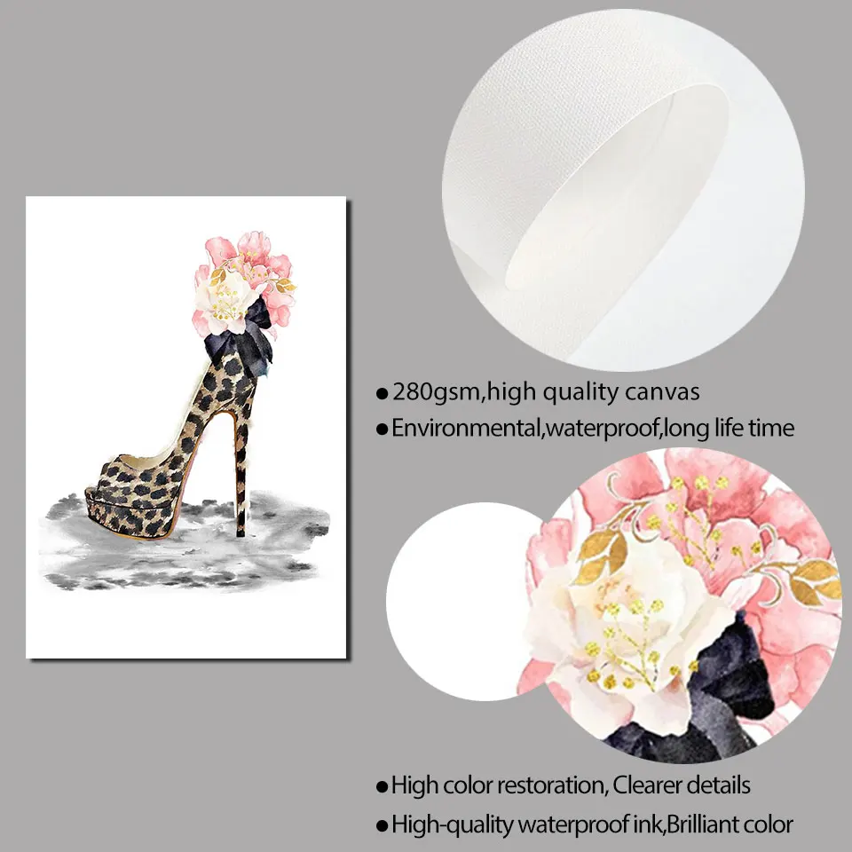 Модный скандинавский Плакат цветы холст живопись акварельные растения