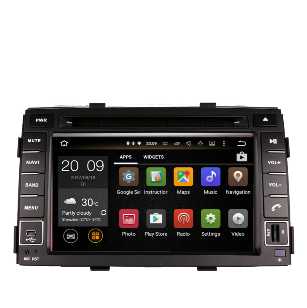 Автомобильный радиоприемник Android 10 0 для Kia Sorento 2010-2012 автомобильный GPS-навигатор