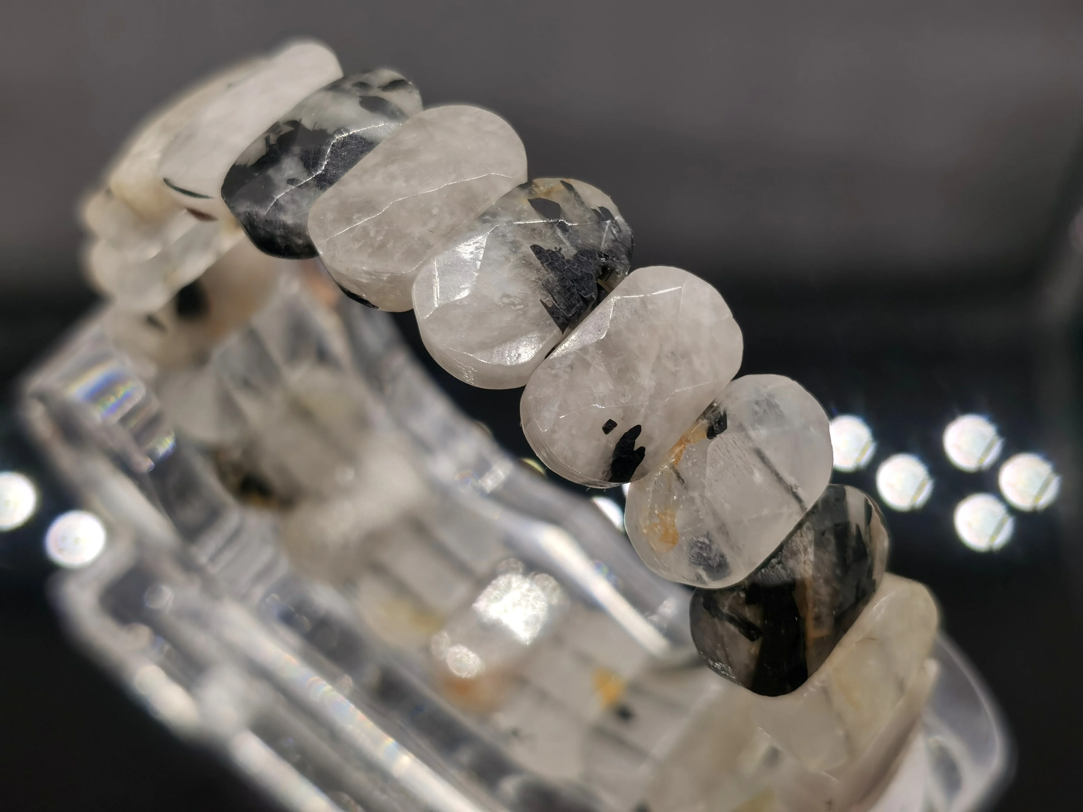 

black rutelated quartz 14x8mm bracelet Specially for women jewelry wholesale, cheap and high quality