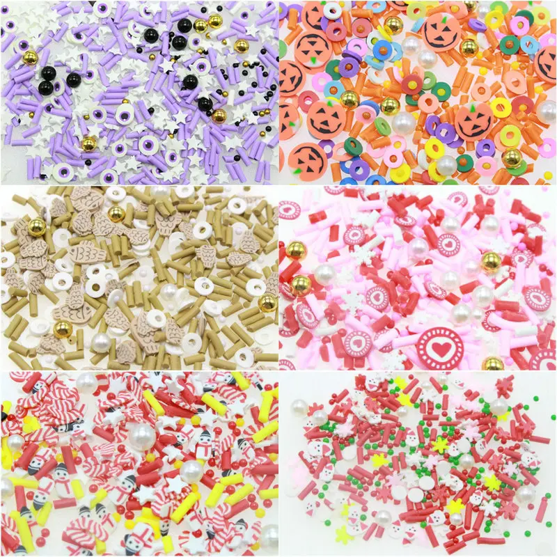 20 г полимерные глиняные жемчужные бусины Смешанные DIY ремесло изделия из смолы