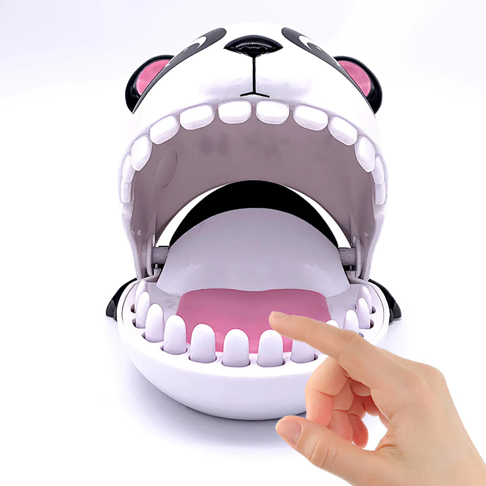 

Panda Finger Biting Toy Funny To Play Dentist Game Cute Shape Panda Teeth Toy Panda Plaything Fine Craftsmanship Home Children
