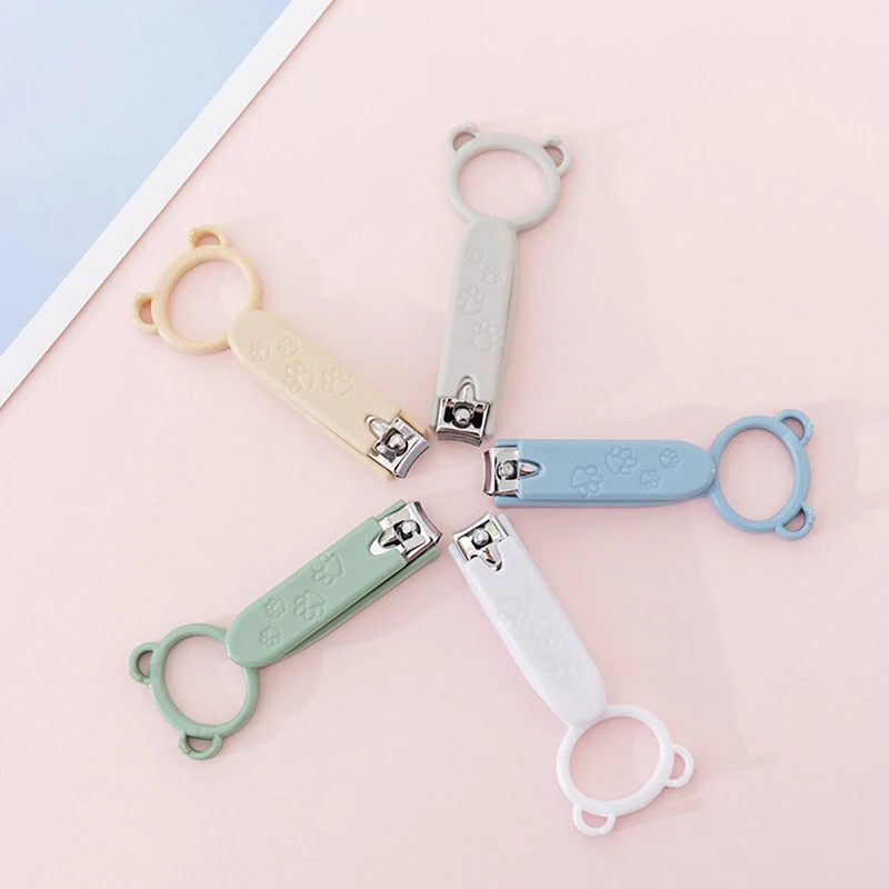

1PC Cute Nail Clippers Cutter Trimmer Scissor Professional Toe Fingernail Toenail Manicure Clippers Phone Holder Nail Tool