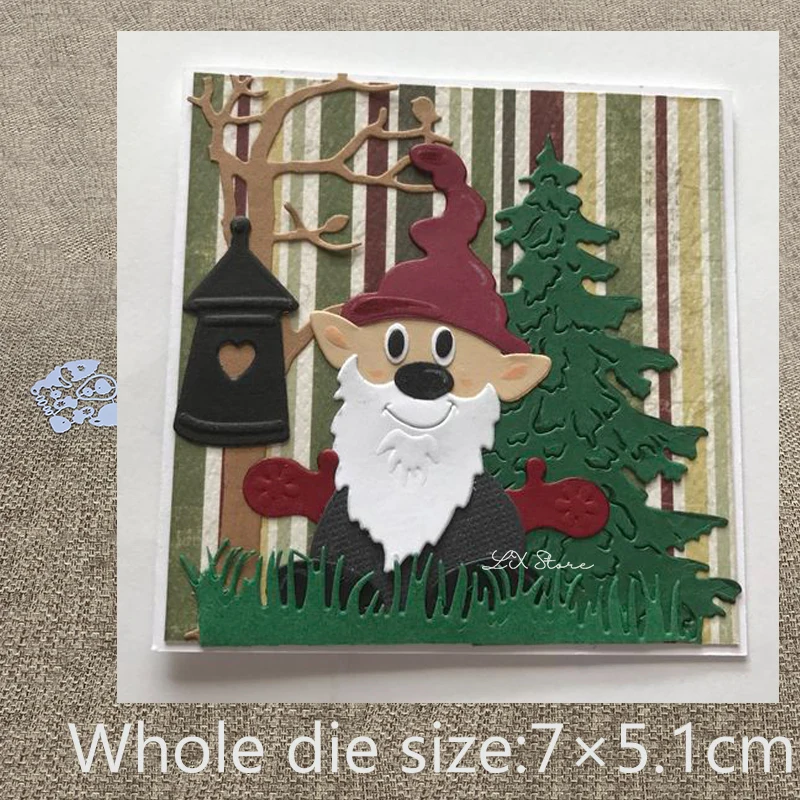 

XLDesign Craft Metal Cutting Die Stencil gnome decoration Scrapbook Paper Card Craft Album DIY Embossing Die Cuts