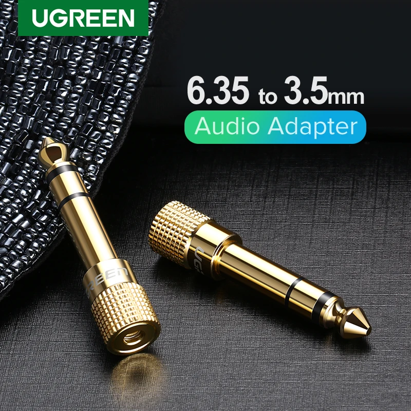 Ugreen Jack 3 5 Динамик разъем 6 35 мм Мужской до Женский аудио Кабель с соединителем для