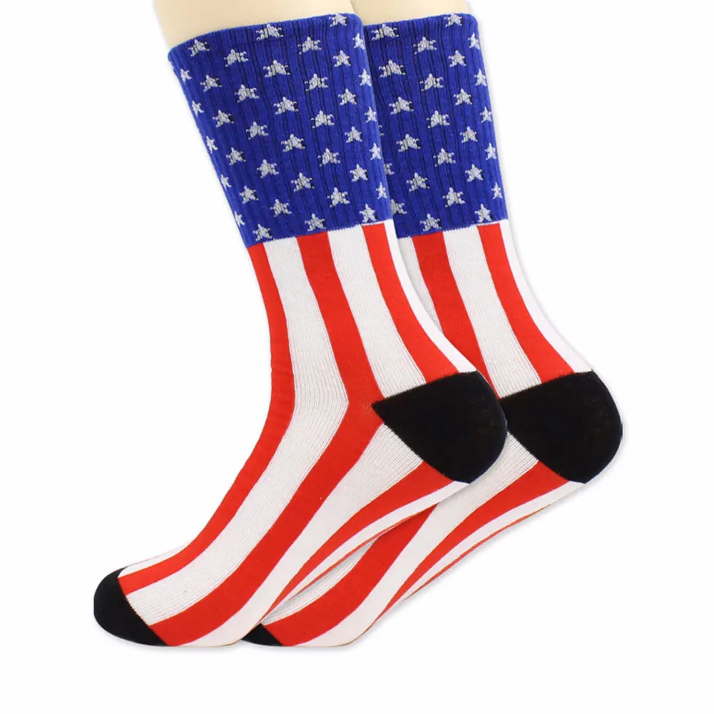 Носки мужские/женские компрессионные дышащие спортивные носки в полоску с