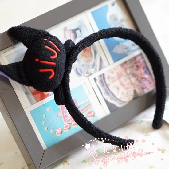 Милый Kiki служба доставки черный кот лук уши плюшевые повязки игрушка Детский