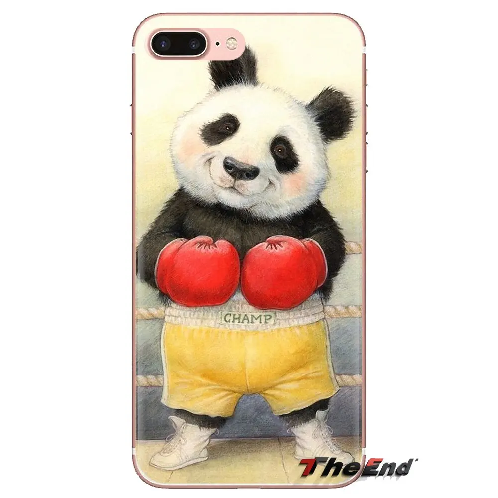 For Sony Xperia Z Z1 Z2 Z3 Z5 compact M2 M4 M5 C4 E3 T3 XA Huawei Mate 7 8 Y3II Silicone Phone Cases Lovely pandas family bamboo |