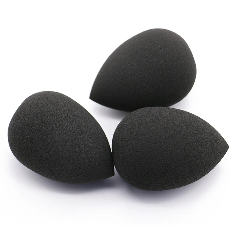 Черный аппликатор для макияжа супер мягкая губка отбеливающий увлажняющий