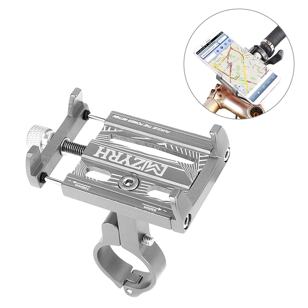 Велосипедный держатель для смартфона 3 5 6 0 дюйма из алюминиевого сплава