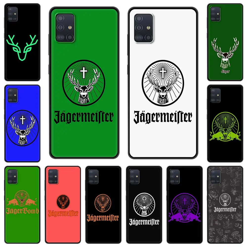 

Phone Case for Samsung Galaxy A51 A71 A50 A21s A31 A10 A41 A20e A70 A30 A11 A40 A12 Silicone Cover Jagermeister logo