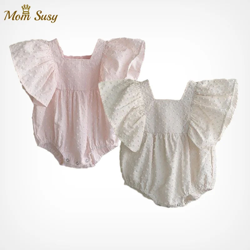 Винтажное боди трико принцессы для маленьких девочек Летний хлопковый