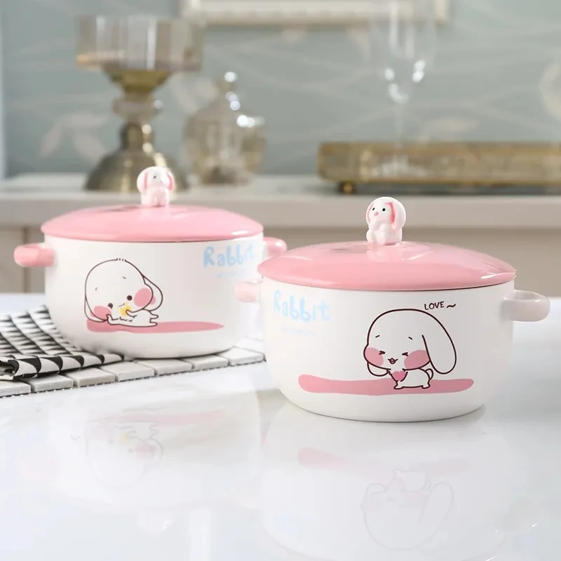 Мультяшная креативная мгновенная фотокерамическая миска Милая Студенческая для