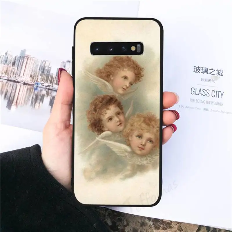 

Renaissance angels Phone Case For Samsung galaxy S 7 8 9 10 20 edge A 6 10 20 30 50 51 70 note 10 plus