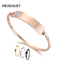 custom womens cuff bracelet bangletype 1 diabetes medical alert id allergy femme bangle pulseira mom gift