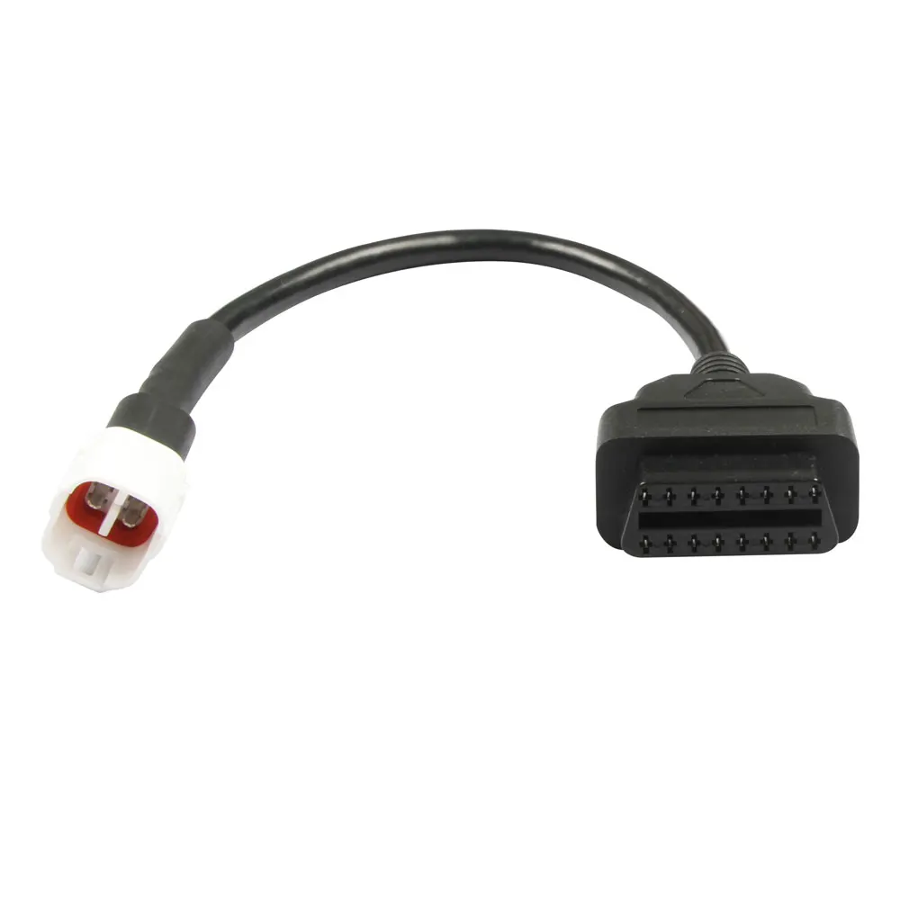 4 16 контактов OBD2 адаптеры для мотоцикла OBD диагностический кабель удлинитель Yamaha