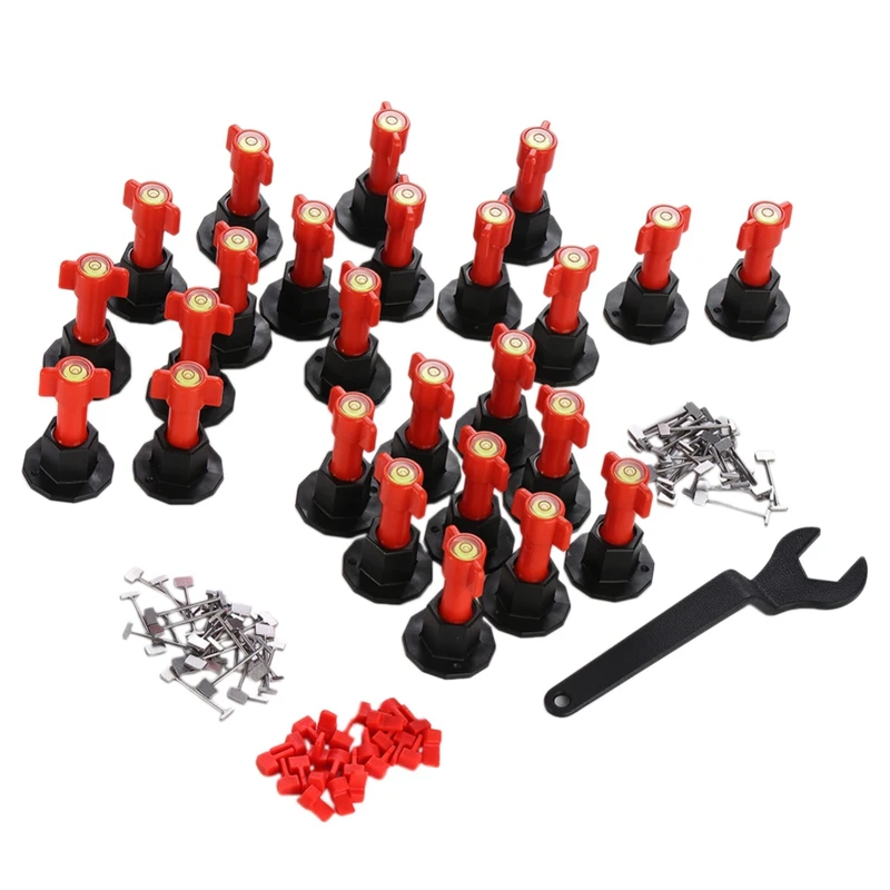 50Pcs Replaceable Steel Needles Mini Level Wedges Alignment Tile Spacer for Floor Wall Leveling System Locator Plier | Инструменты