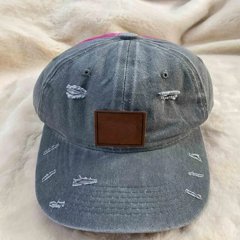

Letter cap outdoor leisure Washed Baseball Caps Adjustable Hip Hop hat 100%Cotton Women Man hats New Unisex