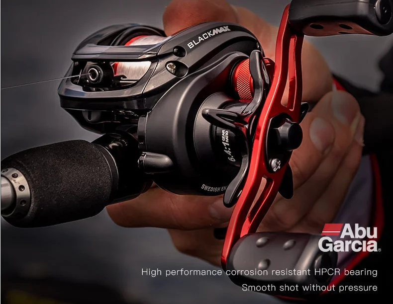 

USA Abu Garcia Black Max3 BMAX3 Right Left Hand Baitcasting Fishing Reel 5BB 6.4:1 202g Max Drag 8kg Saltwater Fishing Tackle