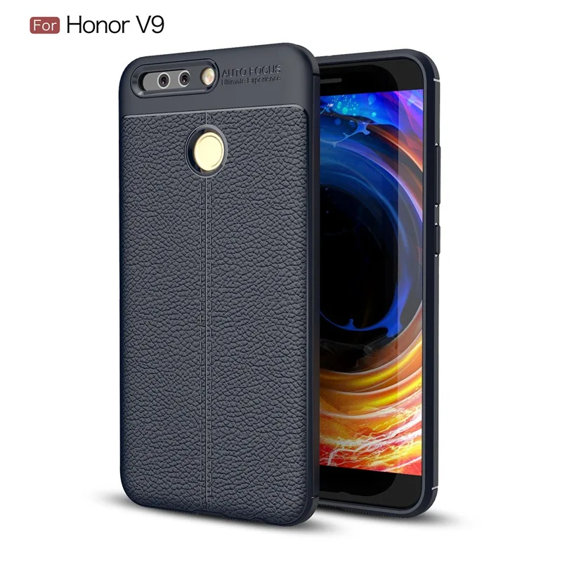Navy Blue UPaitou Роскошный чехол из ТПУ для huawei Honor 8 20 Pro кожаный чехол с текстурой для Honor Note 10i 20i 20 10 9 Lite 8X Max 8C 8A чехол - Цвет: Navy Blue