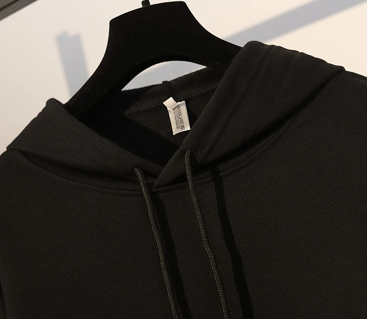 YICIYA черный плюс размер большой 4xl 5xl Женский комплект из 2 предметов спортивные костюмы Костюмы комплект из толстовки топ и брюки костюмы одежда