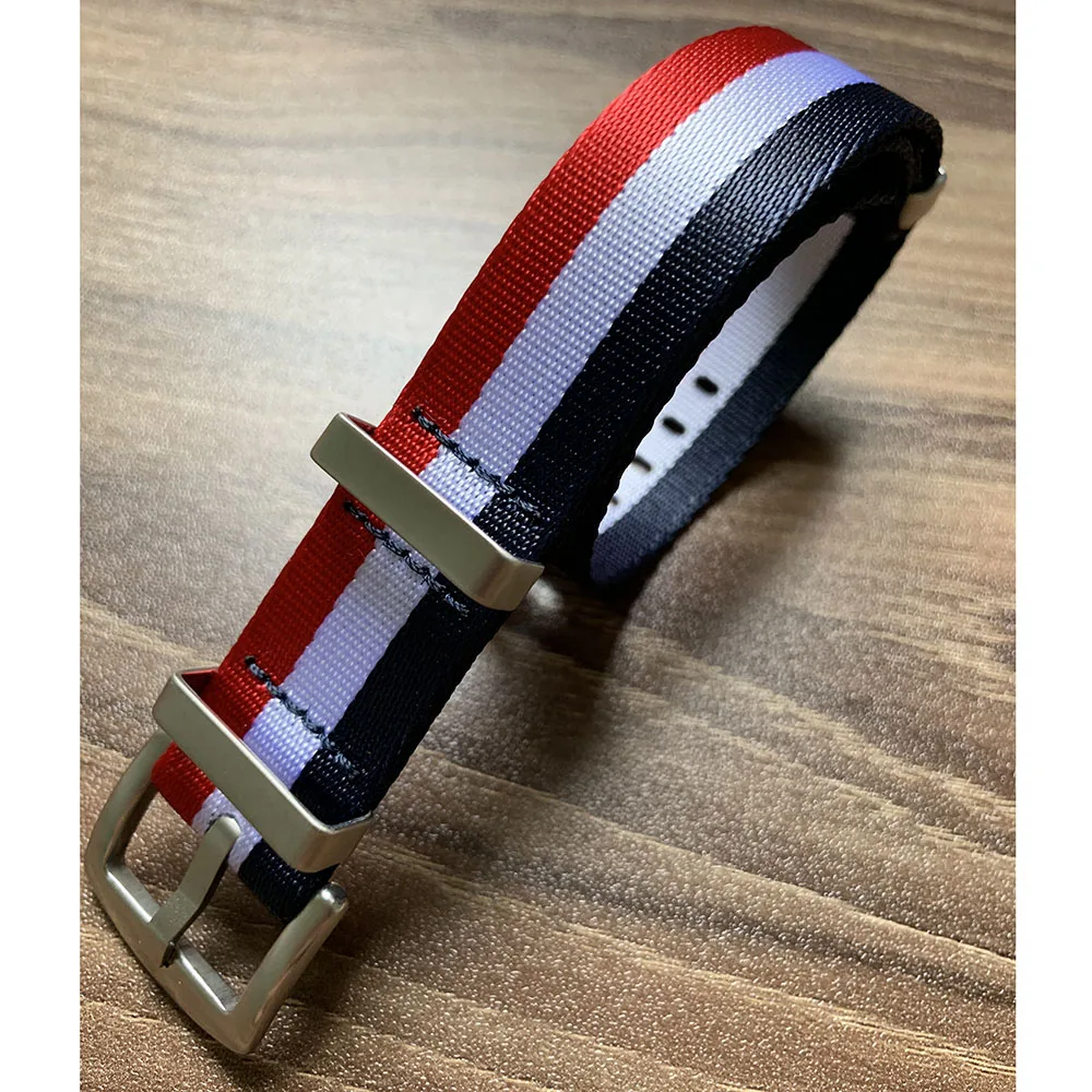 Ремешок нейлоновый для наручных часов спортивный браслет с французским флагом 20