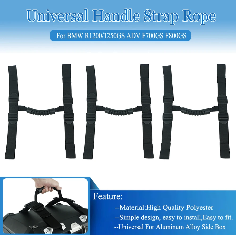 

For BMW R1250GS R1200GS LC Universal Side Box Handle Rope F700GS F800GS ADV G310GS For 1190 1090 1290 For Ducati Multistrada