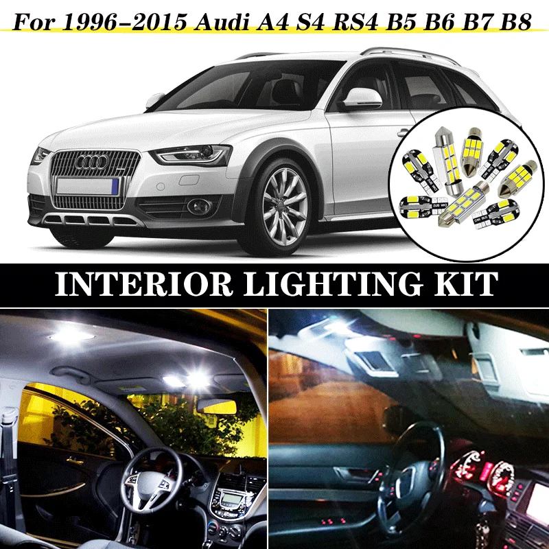 Совершенно Белая светодиодная лампа Canbus без ошибок комплект верхнего освещения