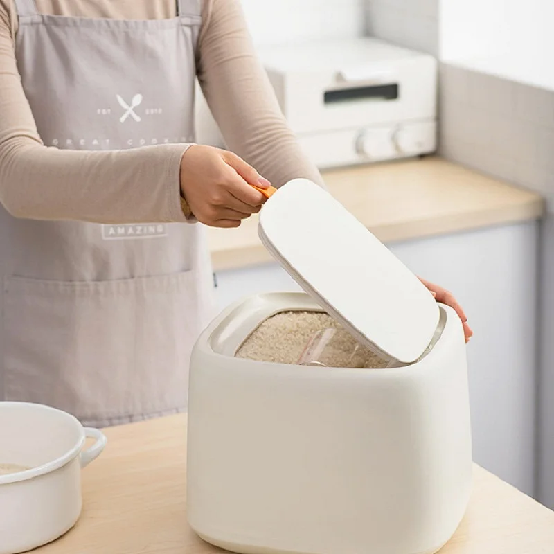 WBBOOMING рисовое ведро Скандинавское зерно бытовой рисовый герметичный ящик для