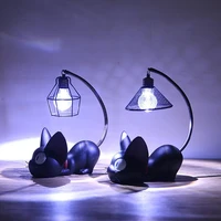 creative nightlight iron art handicraft grocery magic cat miniature home bedroom desk lamp children holiday party gifts