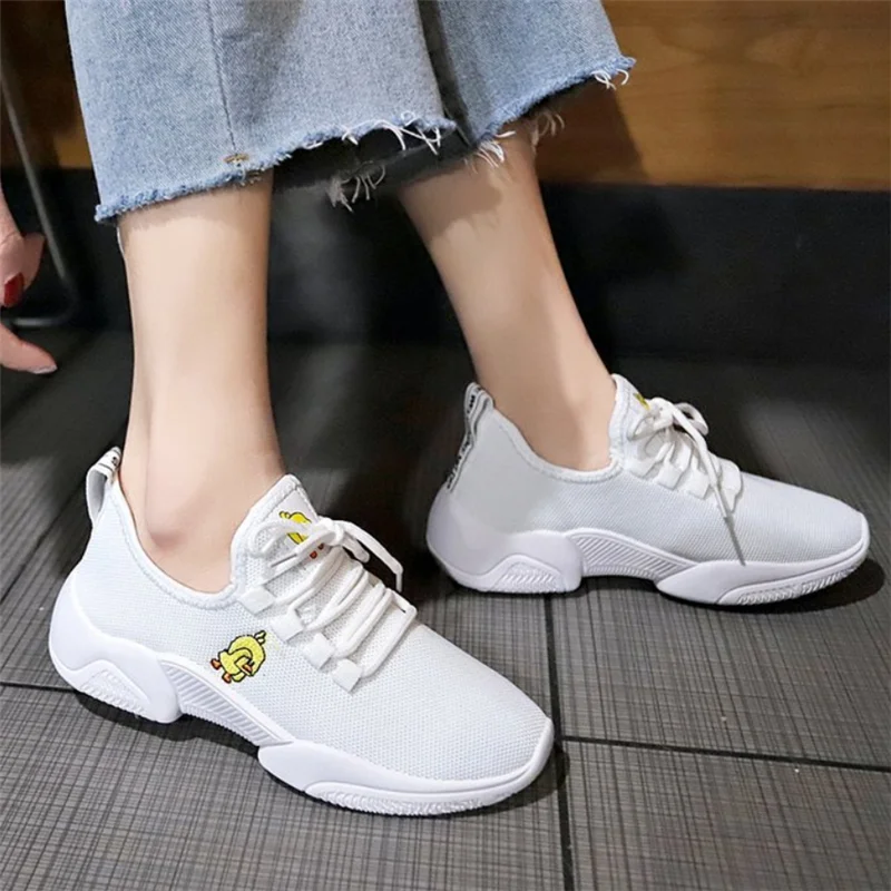 

women casual shoes fashion comfortable new spring 2020 women's anti-mesh breathable vulcanized sneakers tenis femininoY236