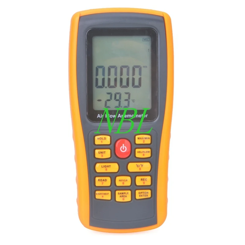 

0-45M/S Digital Anemometer GM8902 Wind Speed Meter Air Flow Anemometer Temperature Humidity Tester With USB Interface Hot Sale