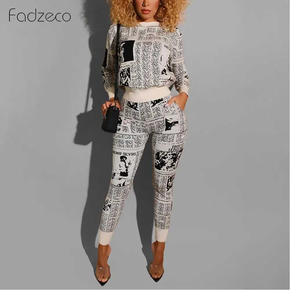 Женский комплект из 2 предметов Fadzeco рубашка с принтом и брюки в африканском стиле