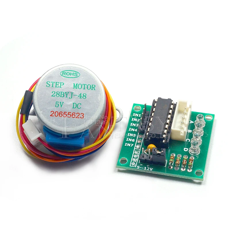 10 шт 5V 4 фазы шагового Драйвер двигателя + платы ULN2003 с приводом Тесты модуль