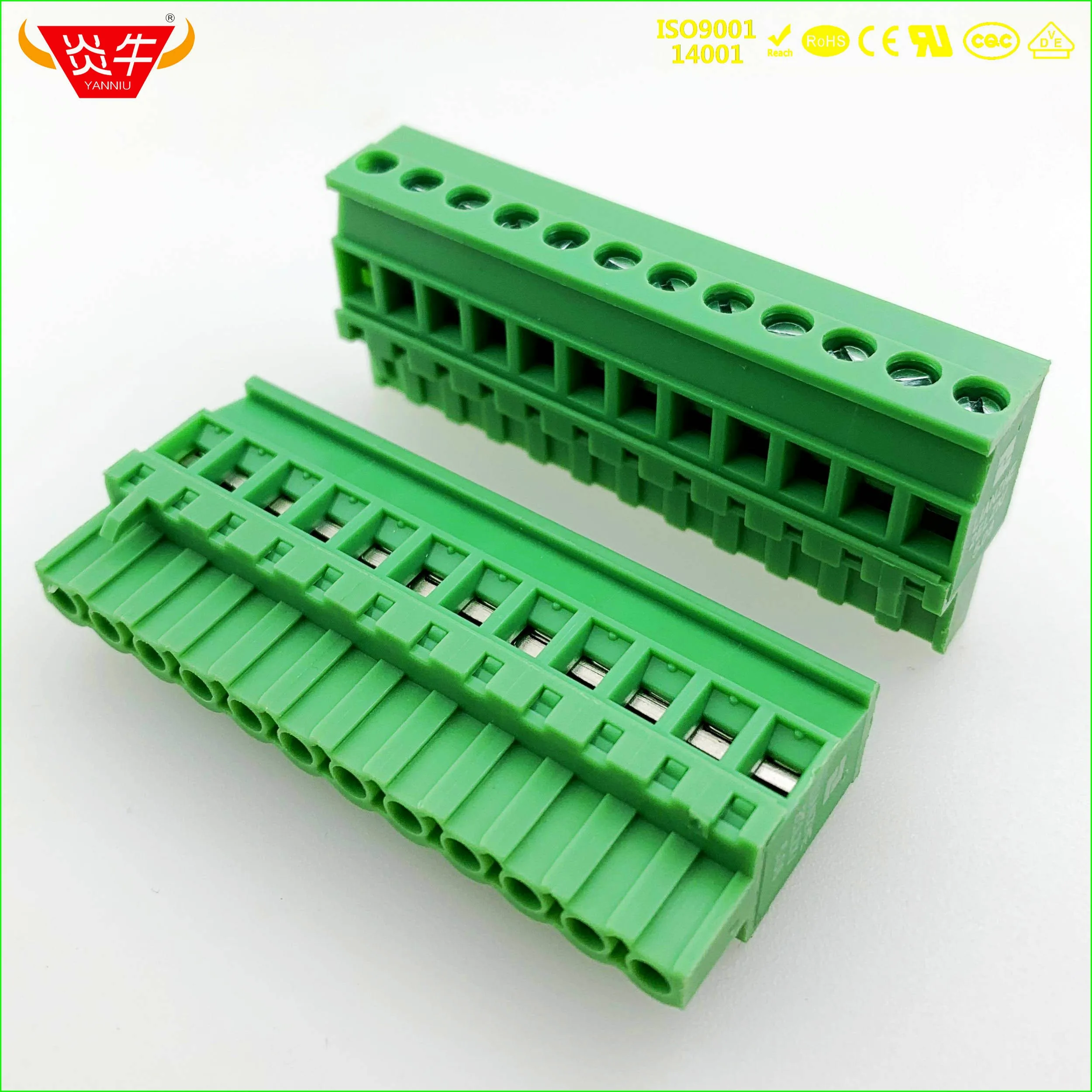 2EDGKA-5.08-12P KF2EDGKA 5,08 2P~ 12P разъем PCB плагин клеммный блок 2EDGK 5,08 мм 2PIN~ 12PIN MVSTBR 2,5 ST 1792249 PHOENIX контакт KEFA - Цвет: 2EDGKA-5.08-12P