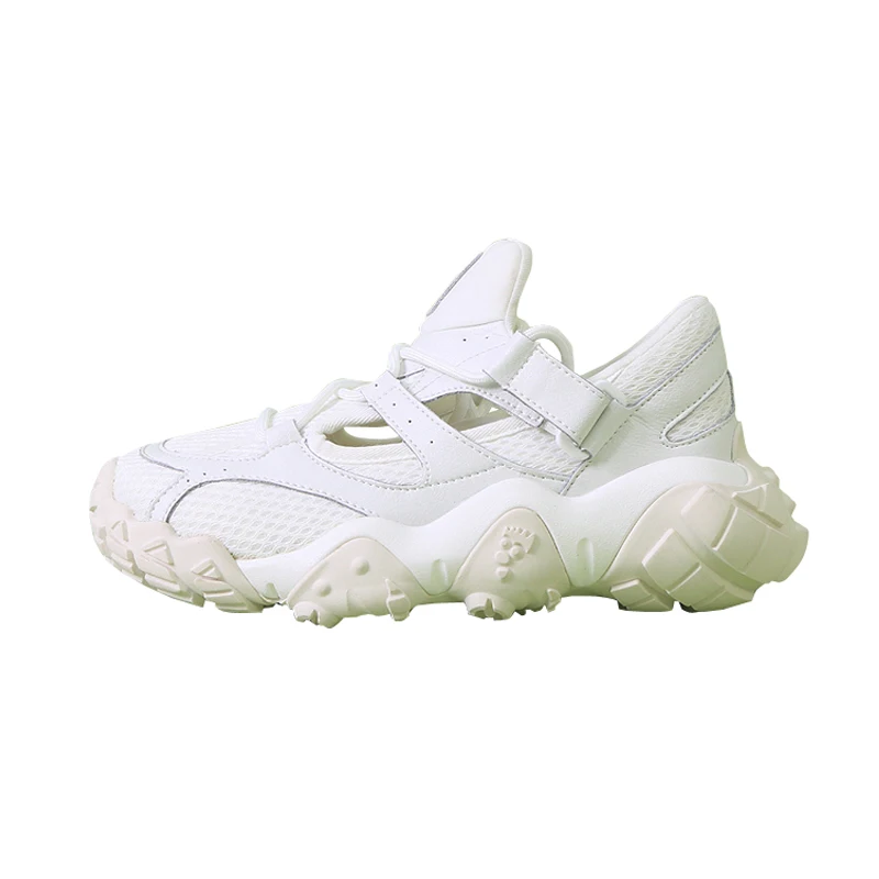

Women's Platform Casual Summer Sandals For Women High Heels Shoes 2021 Summer Ladies White Shoes Mesh High Heels Leisure Sandals