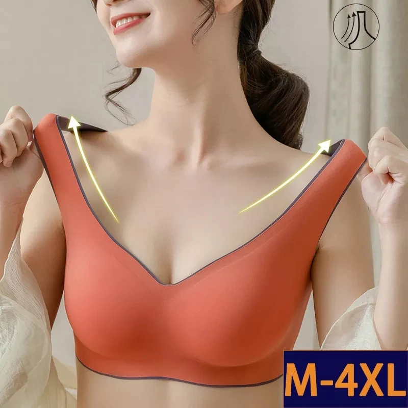 

NEW Sports Bras For Women Brassiere Sport Femme Plus Size Comfort Seamless Bra Gym Fitness Top Push Up Bralette Yoga Tube Top