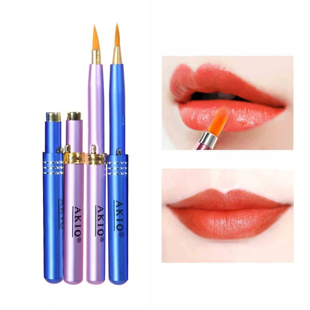 1 шт. Портативный Макияж для начинающих Телескопические щетки кисть губной