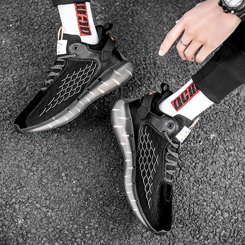 

Cushioning Outdoor Running Shoes For Men Fashion Sport Male Shoes Professional Athletic Training Sneakers Light Men's Sneakers