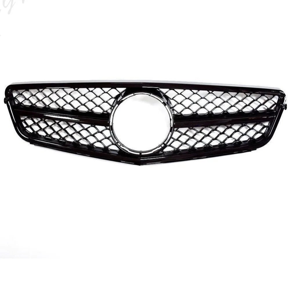 Передний бампер верхняя решетка радиатора подходящая для Mercedes Benz W204 C Class 2008 2009 2010