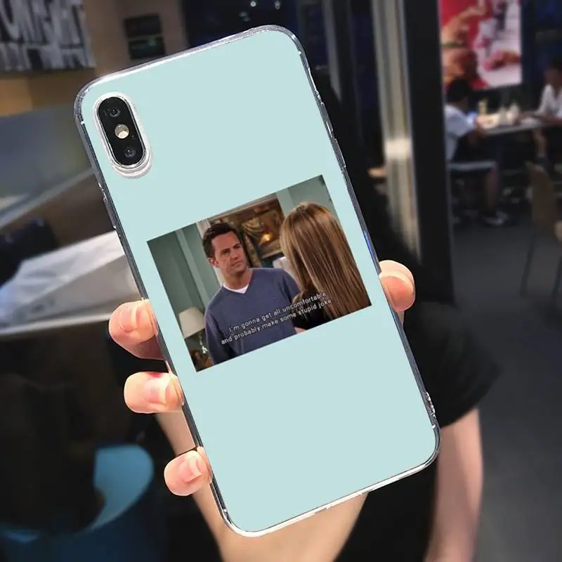 

American Friends tv show Phone Case Transparent for iPhone 6 7 8 11 12 s mini pro X XS XR MAX Plus