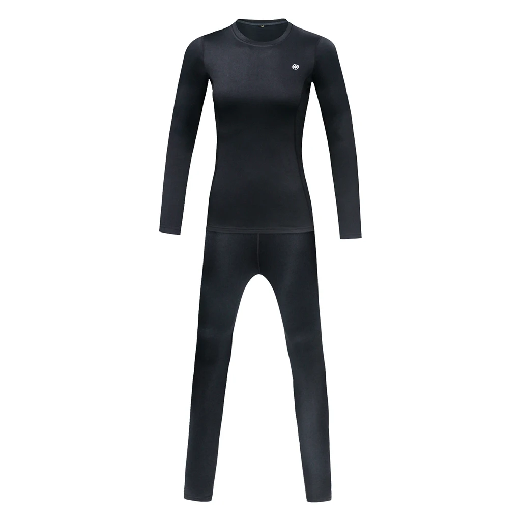 

Winter Thermal Underwear Fleece Long Sleeve Long Johns Top & Bottom Set Skiing Underwear Set Cotton Thermal Underwear Set