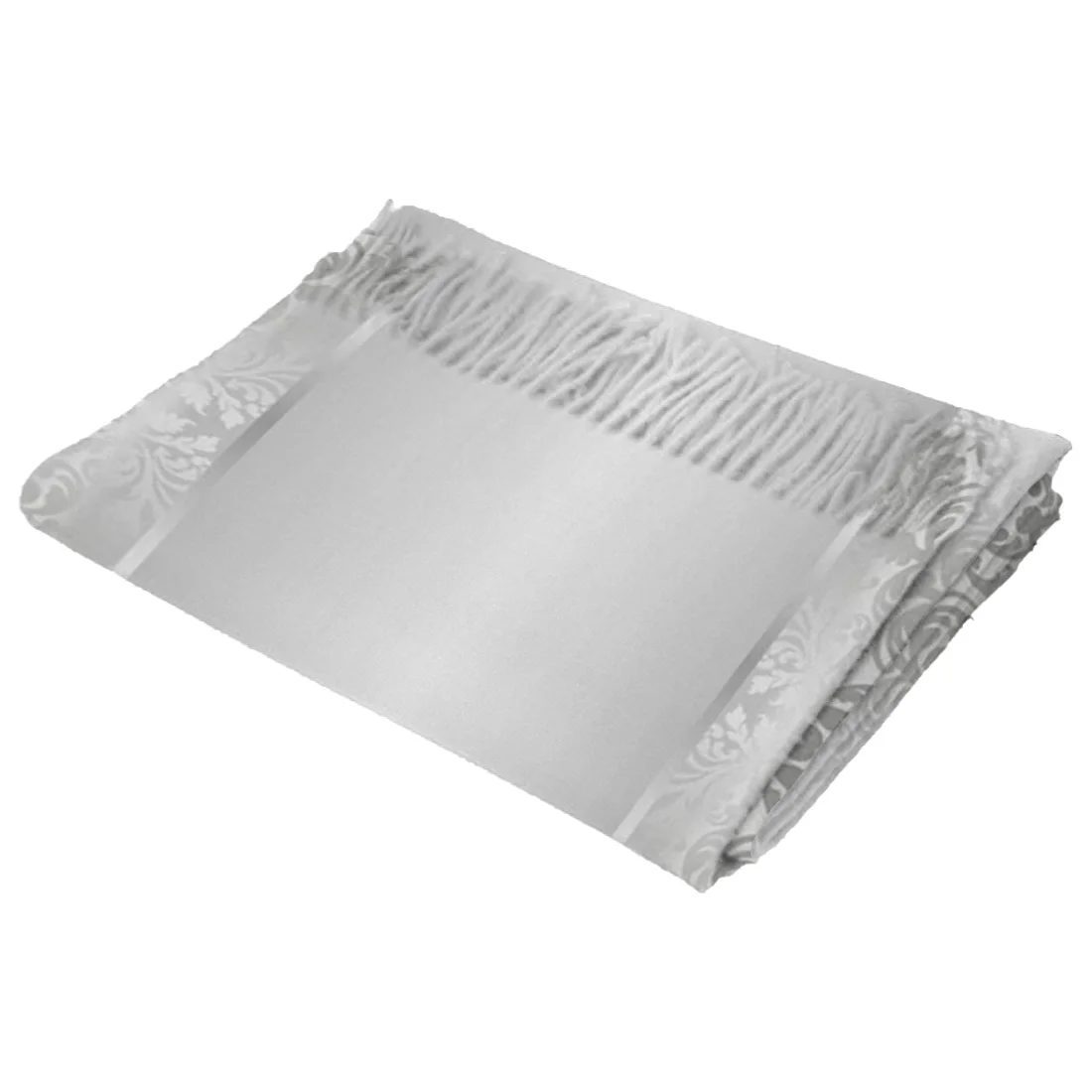 Серебряный узор завод кружева новый женский шарф модный кашемировый с кисточкой