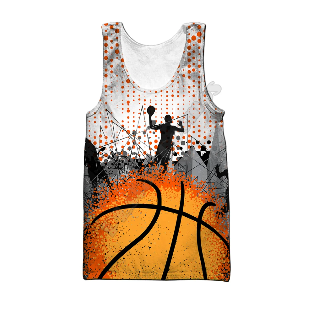 

PLstar Cosmos Basketball Love 3D Printed Unisex Summer Vest/Tank Top Men For Women