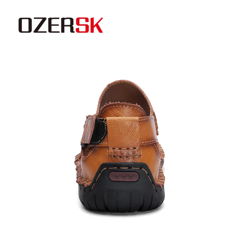 OZERSK/мужские сандалии из искусственной кожи высокого качества удобные мужские