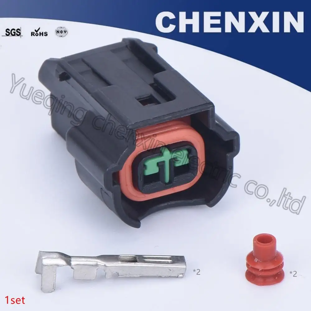 Черный 2 контактный телефон водонепроницаемый автомобильный разъем 1 дюйма