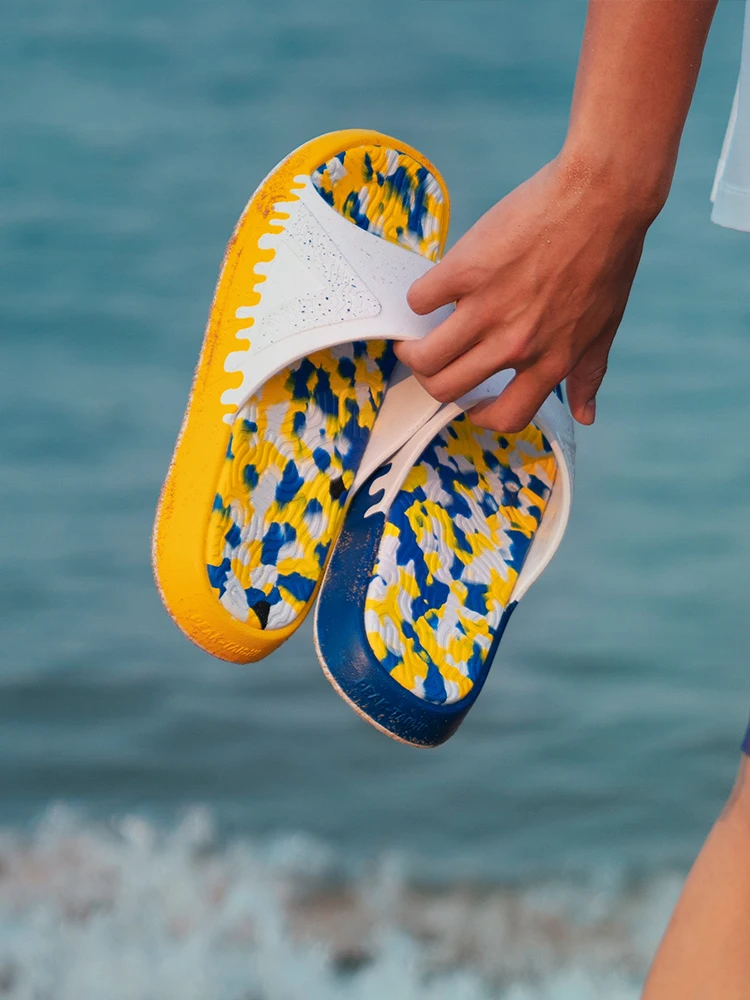 PEAK TAICHI 2020 Summer Men's Clogs Quick Dry Casual Home Woman Slippers Male Garden Shoes Beach Sandals Bathroom Slipper | Спорт и