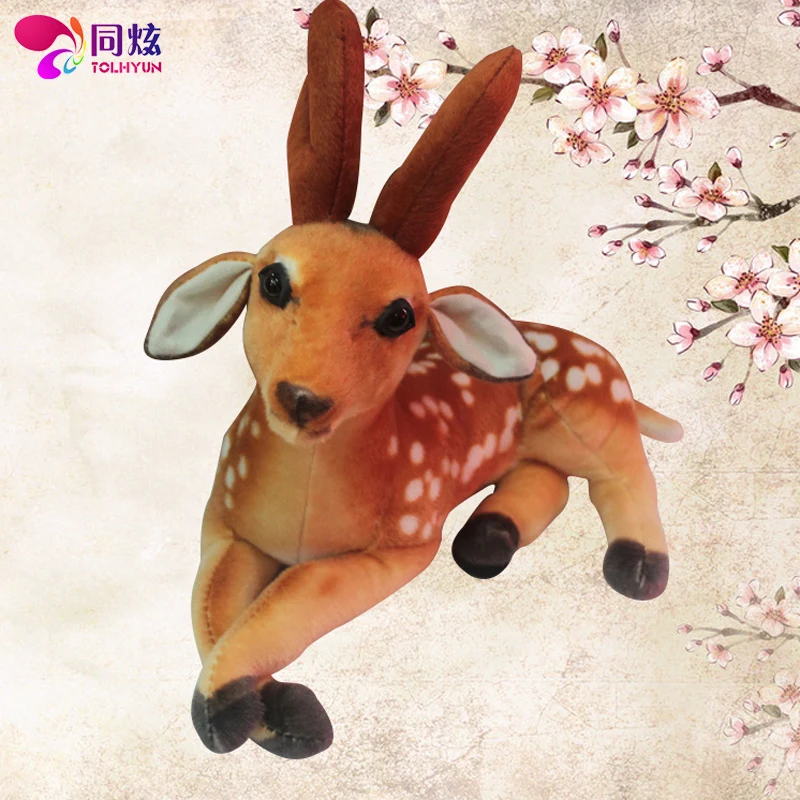 Декоративные украшения в виде оленя sika плюшевые рождественские | Дом и сад