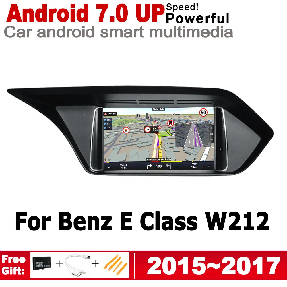 Автомобильный плеер Android IPS для Mecerdes Benz E W212 2015 2016 2017 NTG оригинальный стиль 2 Din радио