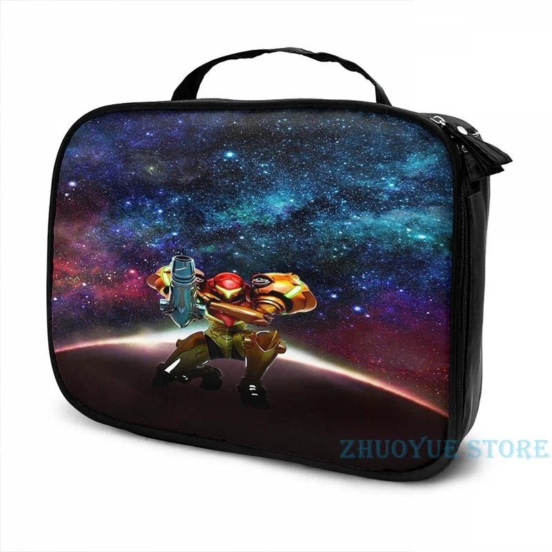 Забавный графический принт Metroid Samus Return USB зарядка Рюкзак Мужские школьные сумки