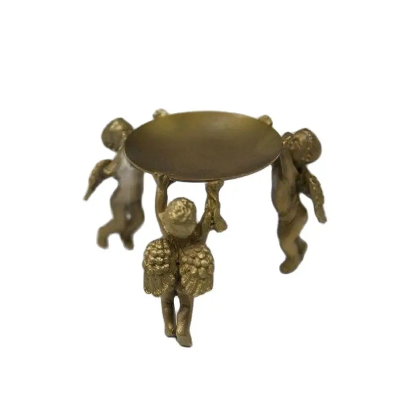 

Three Angel oil lamp pure brass pallet